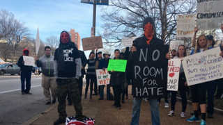 Illustration for article titled Trump Watch: St. Louis Rally Turns Ugly as Protesters and Supporters Face Off